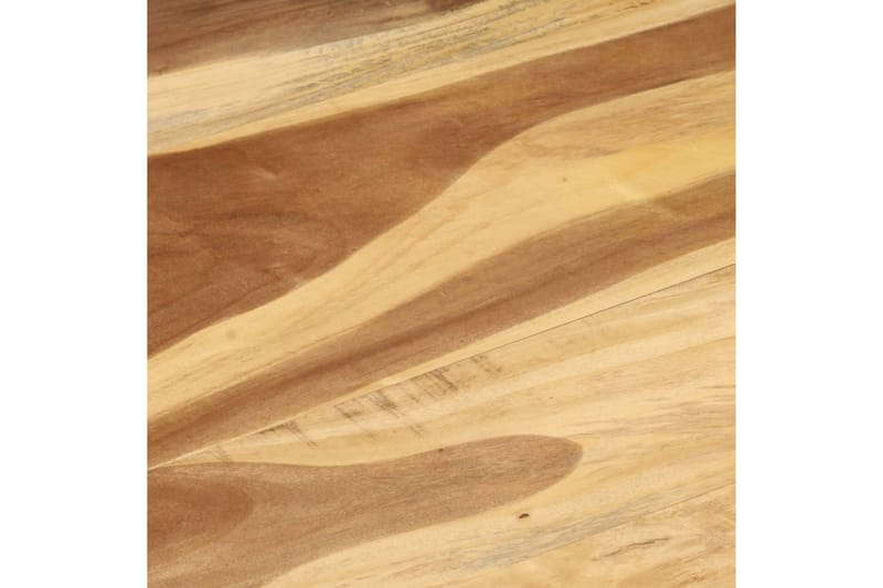Soffbord 110x60x40 cm massivt trä med sheshamfinish - Svart - Soffbord - Bord