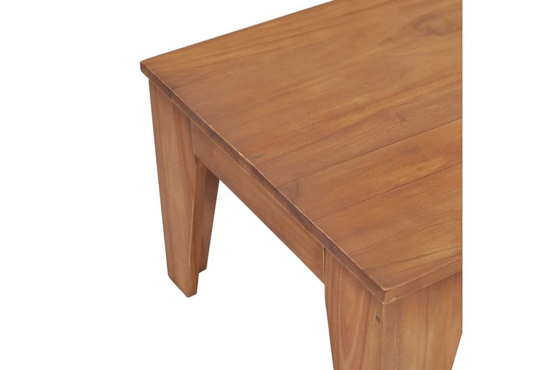 Soffbord 120x60x40 cm massiv teak - Brun - Bord - Soffbord