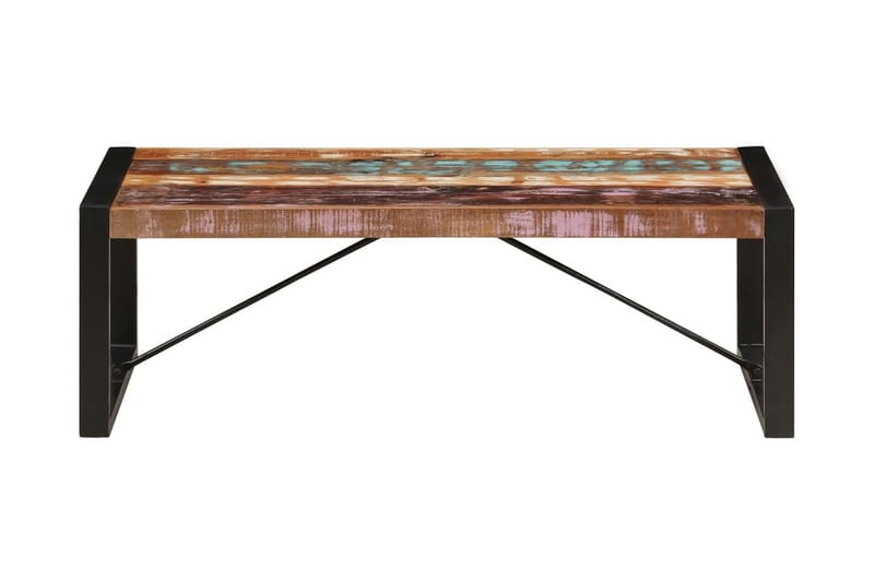 Soffbord 120x60x40 cm massivt återvunnet trä - Flerfärgad - Bord - Soffbord