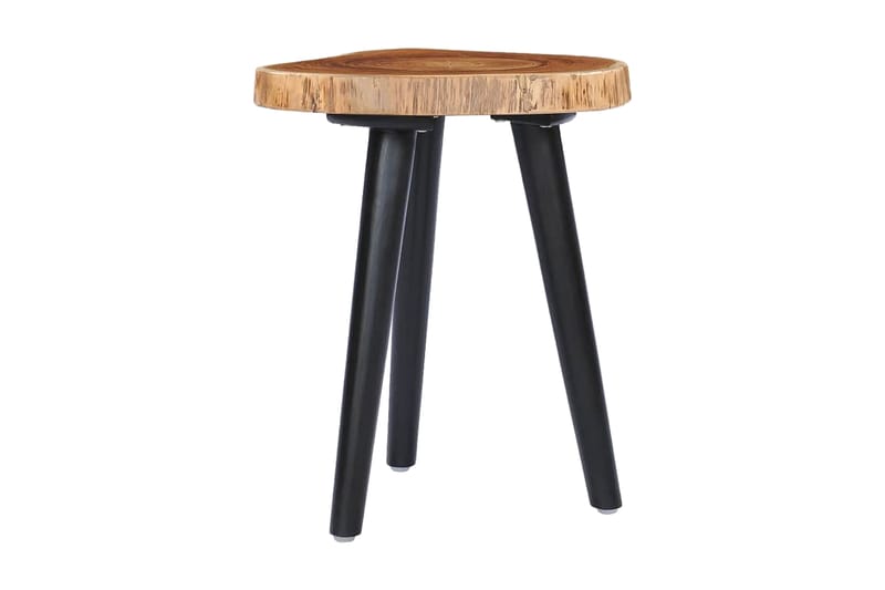Soffbord 40x45 cm massiv teak - Svart - Möbler - Vardagsrum - Soffbord & vardagsrumsbord - Soffbord