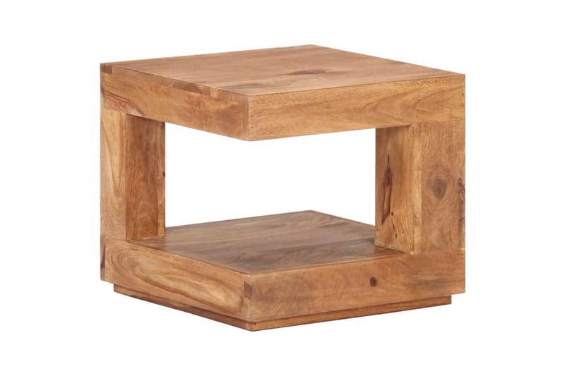 Soffbord 45x45x40 cm massivt sheshamträ - Brun - Möbler - Vardagsrum - Soffbord & vardagsrumsbord - Soffbord