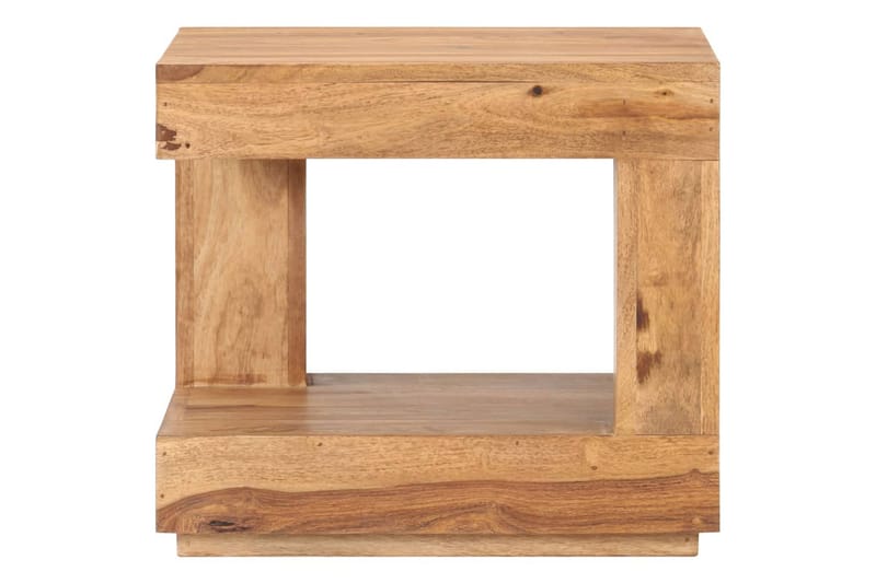 Soffbord 45x45x40 cm massivt sheshamträ - Brun - Möbler - Vardagsrum - Soffbord & vardagsrumsbord - Soffbord