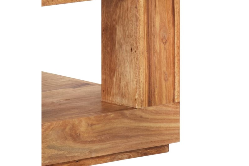 Soffbord 45x45x40 cm massivt sheshamträ - Brun - Möbler - Vardagsrum - Soffbord & vardagsrumsbord - Soffbord