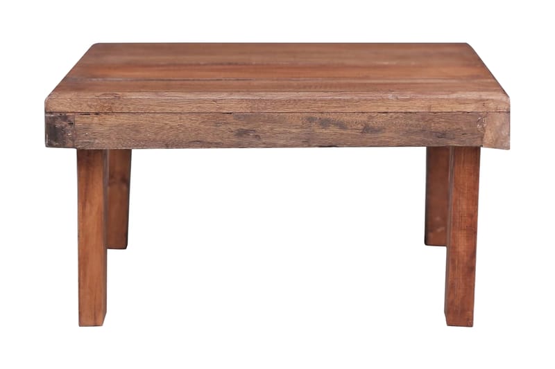 Soffbord 60x45x23 cm massivt återvunnet trä - Brun - Möbler - Vardagsrum - Soffbord & vardagsrumsbord - Soffbord