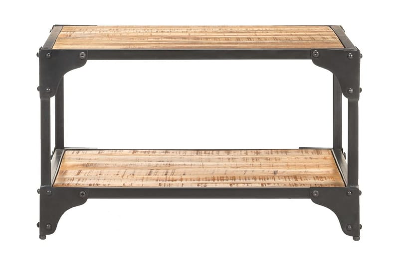 Soffbord 60x60x35 cm massivt mangoträ - Brun - Möbler - Vardagsrum - Soffbord & vardagsrumsbord - Soffbord