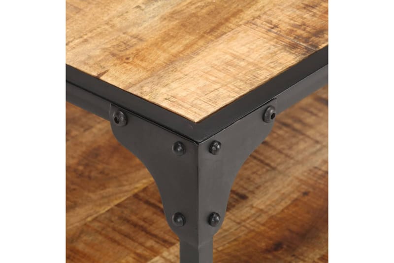 Soffbord 60x60x35 cm massivt mangoträ - Brun - Möbler - Vardagsrum - Soffbord & vardagsrumsbord - Soffbord