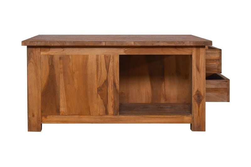 Soffbord 68x68x33 cm massiv teak - Brun - Möbler - Vardagsrum - Soffbord & vardagsrumsbord - Soffbord