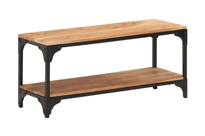 Soffbord 90x30x40 cm massivt akaciaträ - Brun - Möbler - Vardagsrum - Soffbord & vardagsrumsbord - Soffbord