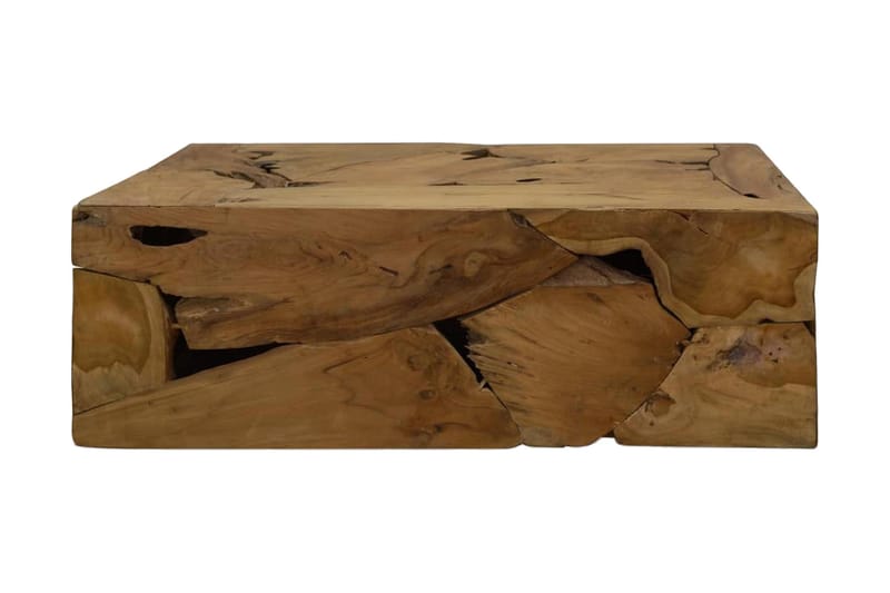 Soffbord 90x50x30 cm äkta teak Valnötsbrun - Valnötsbrun - Bord - Soffbord