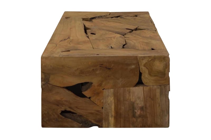 Soffbord 90x50x30 cm äkta teak Valnötsbrun - Valnötsbrun - Möbler - Vardagsrum - Soffbord & vardagsrumsbord - Soffbord