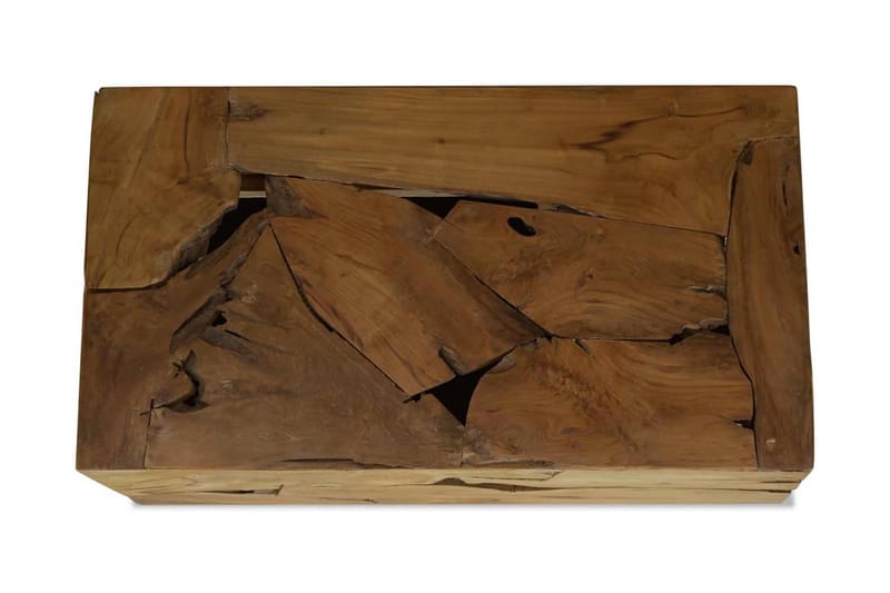 Soffbord 90x50x30 cm äkta teak Valnötsbrun - Valnötsbrun - Möbler - Vardagsrum - Soffbord & vardagsrumsbord - Soffbord