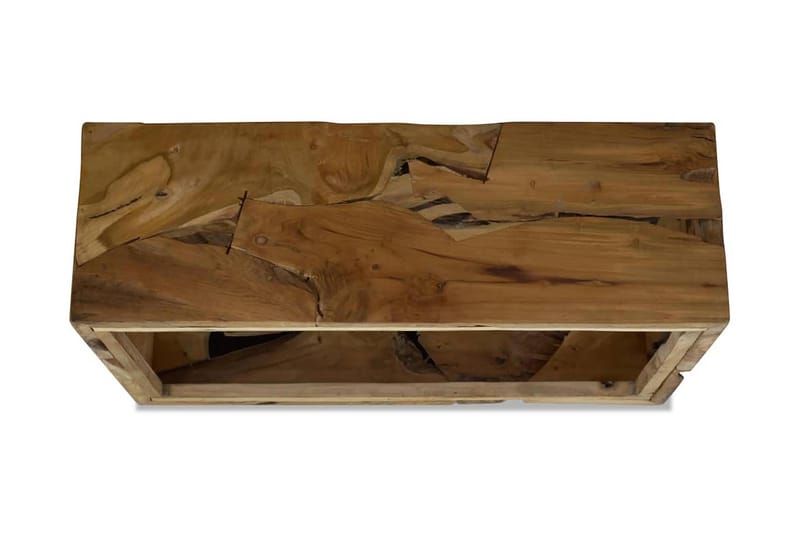 Soffbord 90x50x30 cm äkta teak Valnötsbrun - Valnötsbrun - Möbler - Vardagsrum - Soffbord & vardagsrumsbord - Soffbord