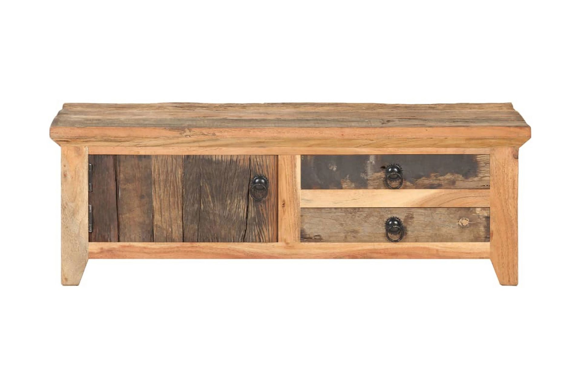 Soffbord 90x50x31 cm massivt återvunnet trä - Brun - Möbler - Vardagsrum - Soffbord & vardagsrumsbord - Soffbord