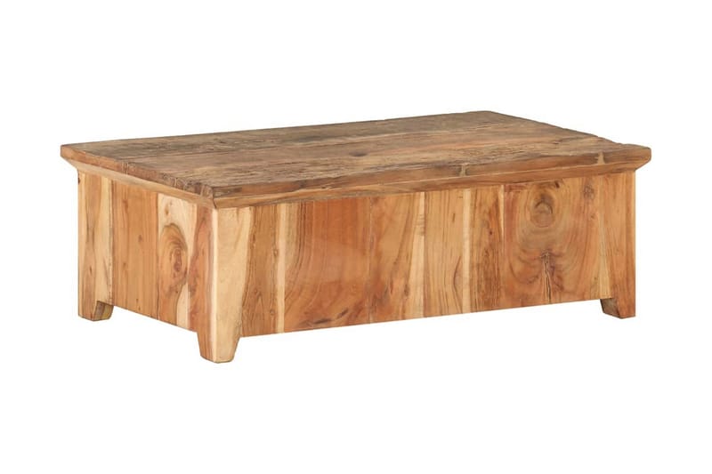 Soffbord 90x50x31 cm massivt återvunnet trä - Brun - Möbler - Vardagsrum - Soffbord & vardagsrumsbord - Soffbord
