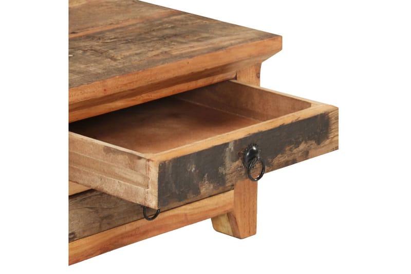 Soffbord 90x50x31 cm massivt återvunnet trä - Brun - Möbler - Vardagsrum - Soffbord & vardagsrumsbord - Soffbord
