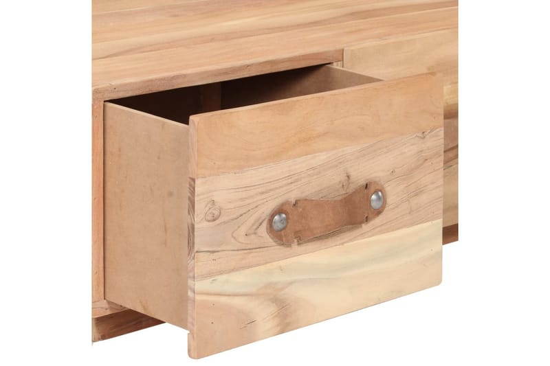 Soffbord 90x50x35 cm massivt återvunnet trä - Brun - Möbler - Vardagsrum - Soffbord & vardagsrumsbord - Soffbord