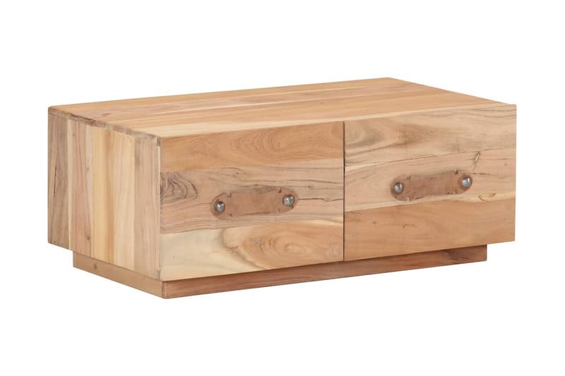Soffbord 90x50x35 cm massivt återvunnet trä - Brun - Möbler - Vardagsrum - Soffbord & vardagsrumsbord - Soffbord