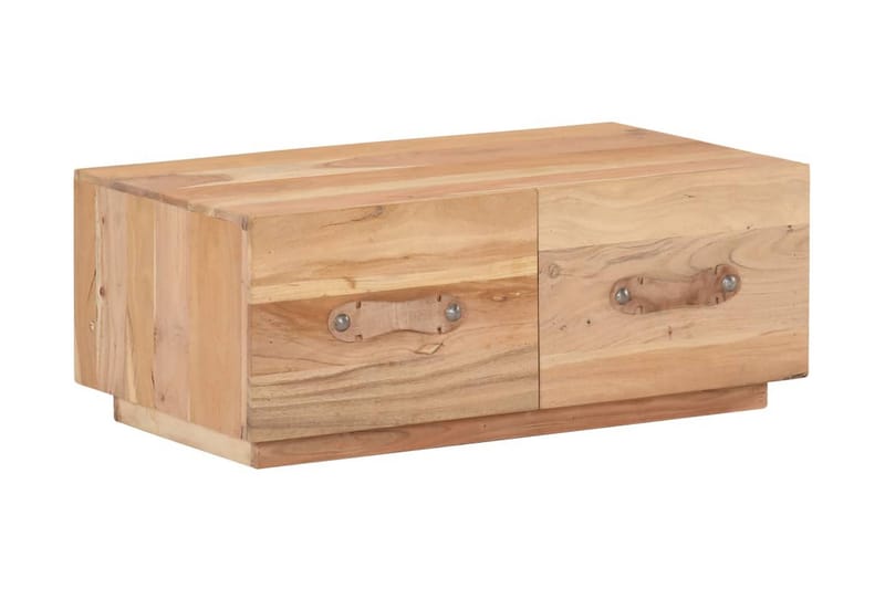 Soffbord 90x50x35 cm massivt återvunnet trä - Brun - Möbler - Vardagsrum - Soffbord & vardagsrumsbord - Soffbord