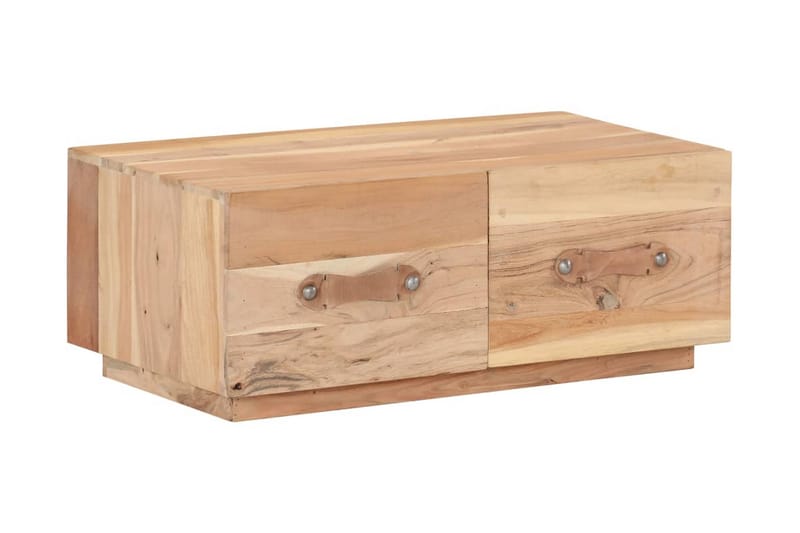 Soffbord 90x50x35 cm massivt återvunnet trä - Brun - Möbler - Vardagsrum - Soffbord & vardagsrumsbord - Soffbord