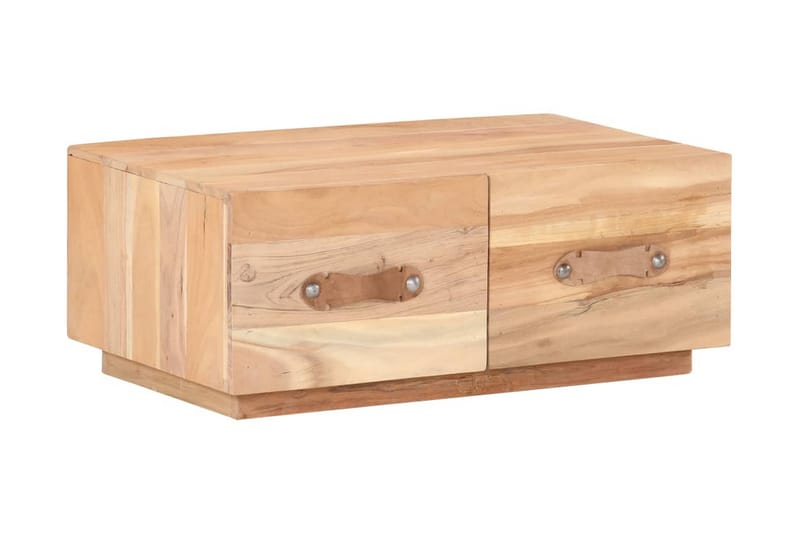 Soffbord 90x50x35 cm massivt återvunnet trä - Brun - Möbler - Vardagsrum - Soffbord & vardagsrumsbord - Soffbord