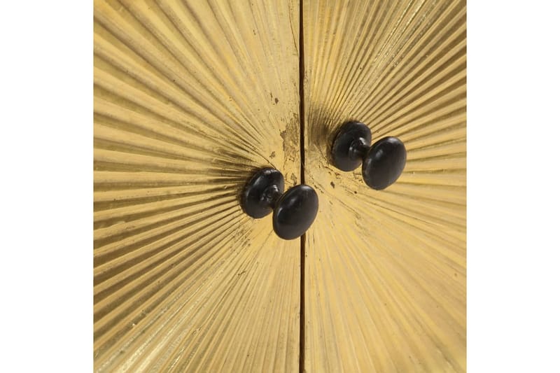 Soffbord 90x50x45 cm massivt mangoträ - Svart - Möbler - Vardagsrum - Soffbord & vardagsrumsbord - Soffbord