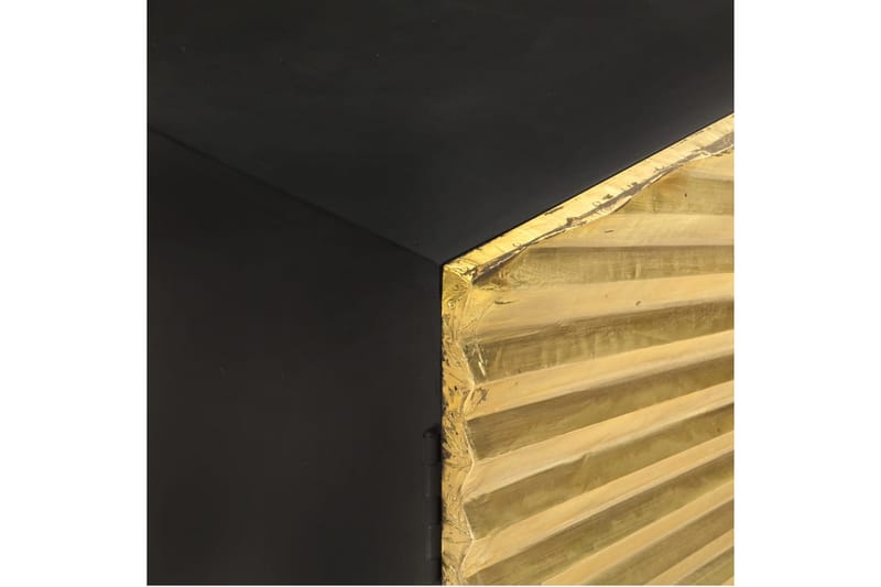 Soffbord 90x50x45 cm massivt mangoträ - Svart - Möbler - Vardagsrum - Soffbord & vardagsrumsbord - Soffbord