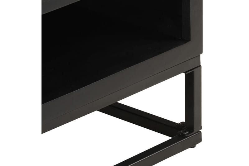 Soffbord 90x60x35 cm massivt mangoträ - Svart - Möbler - Vardagsrum - Soffbord & vardagsrumsbord - Soffbord