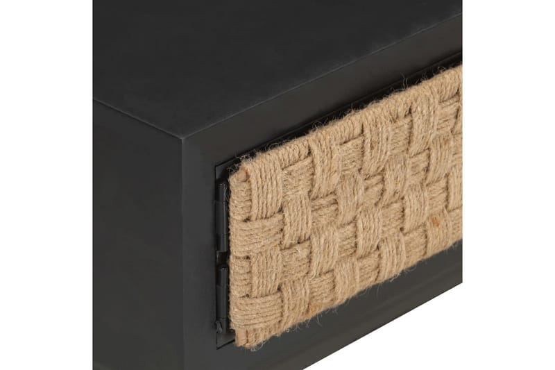 Soffbord 90x60x35 cm massivt mangoträ - Svart - Möbler - Vardagsrum - Soffbord & vardagsrumsbord - Soffbord