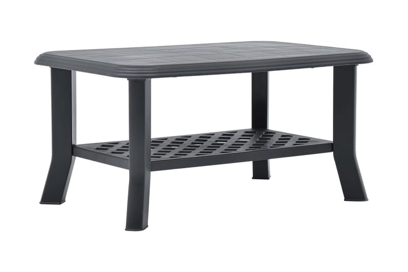 Soffbord antracit 90x60x46 cm plast - Grå - Möbler - Vardagsrum - Soffbord & vardagsrumsbord - Soffbord