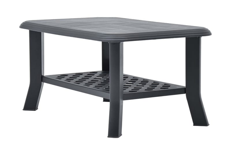 Soffbord antracit 90x60x46 cm plast - Grå - Möbler - Vardagsrum - Soffbord & vardagsrumsbord - Soffbord
