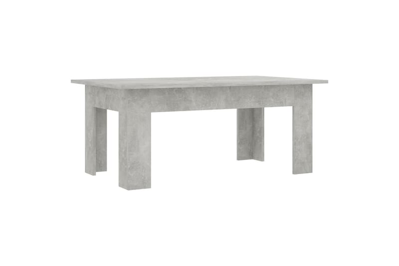 Soffbord betonggrå 100x60x42 cm spånskiva - Grå - Soffbord - Bord