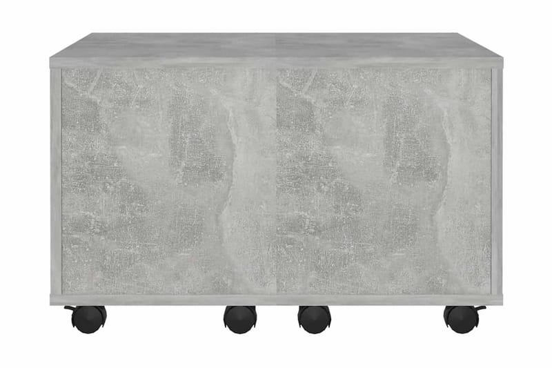 Soffbord betonggrå 60x60x38 cm spånskiva - Grå - Soffbord - Bord