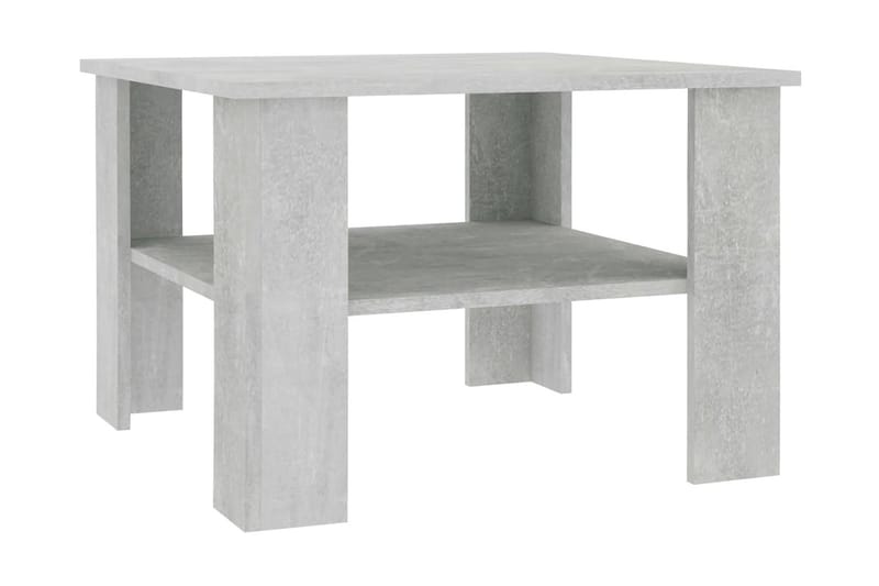 Soffbord betonggrå 60x60x42 cm spånskiva - Betonggrå - Soffbord - Bord