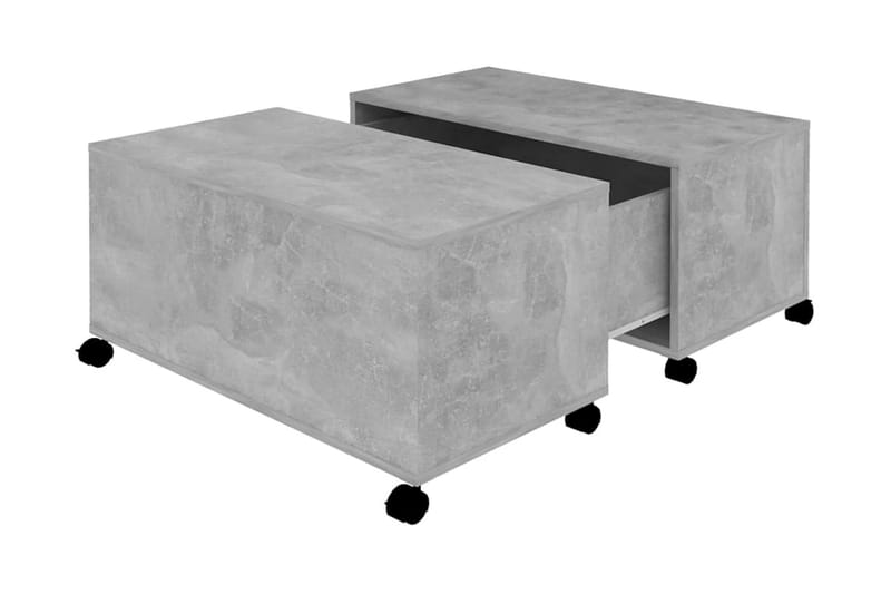 Soffbord betonggrå 75x75x38 cm spånskiva - Grå - Möbler - Vardagsrum - Soffbord & vardagsrumsbord - Soffbord