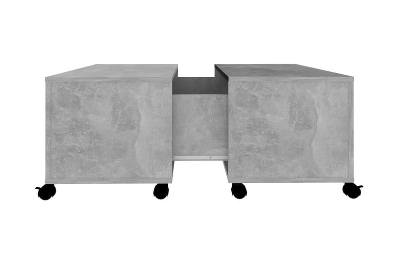 Soffbord betonggrå 75x75x38 cm spånskiva - Grå - Möbler - Vardagsrum - Soffbord & vardagsrumsbord - Soffbord