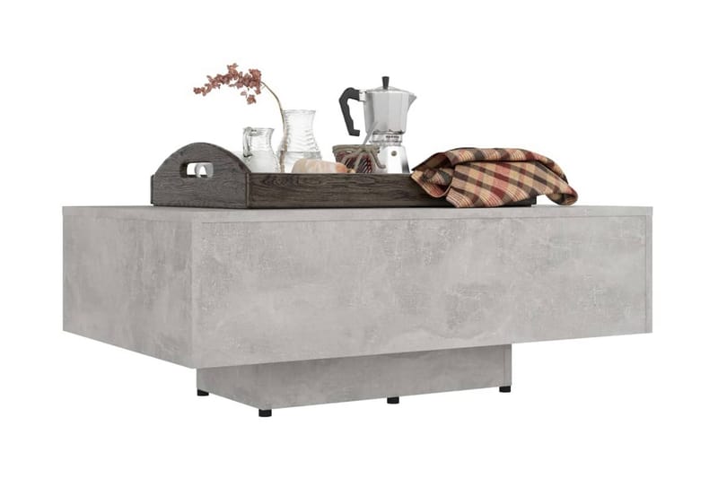 Soffbord betonggrå 85x55x31 cm spånskiva - Grå - Möbler - Vardagsrum - Soffbord & vardagsrumsbord - Soffbord