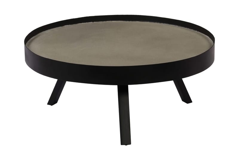 Soffbord bordsskiva i betong 74x32 cm - Svart - Möbler - Vardagsrum - Soffbord & vardagsrumsbord - Soffbord