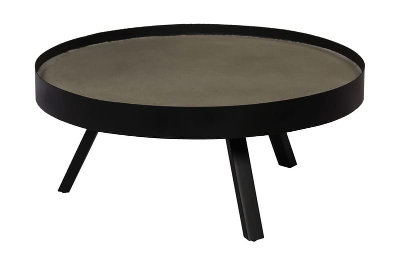 Soffbord bordsskiva i betong 74x32 cm - Svart - Möbler - Vardagsrum - Soffbord & vardagsrumsbord - Soffbord