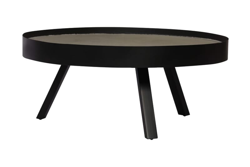 Soffbord bordsskiva i betong 74x32 cm - Svart - Möbler - Vardagsrum - Soffbord & vardagsrumsbord - Soffbord