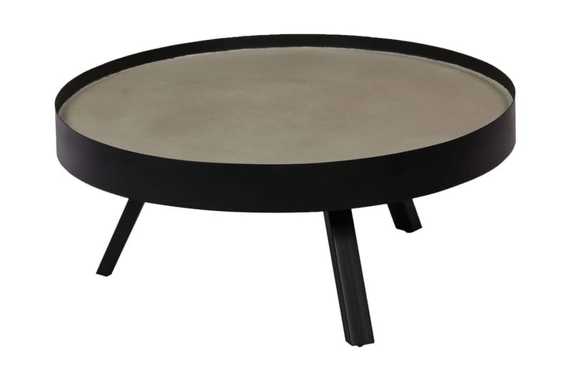 Soffbord bordsskiva i betong 74x32 cm - Svart - Möbler - Vardagsrum - Soffbord & vardagsrumsbord - Soffbord