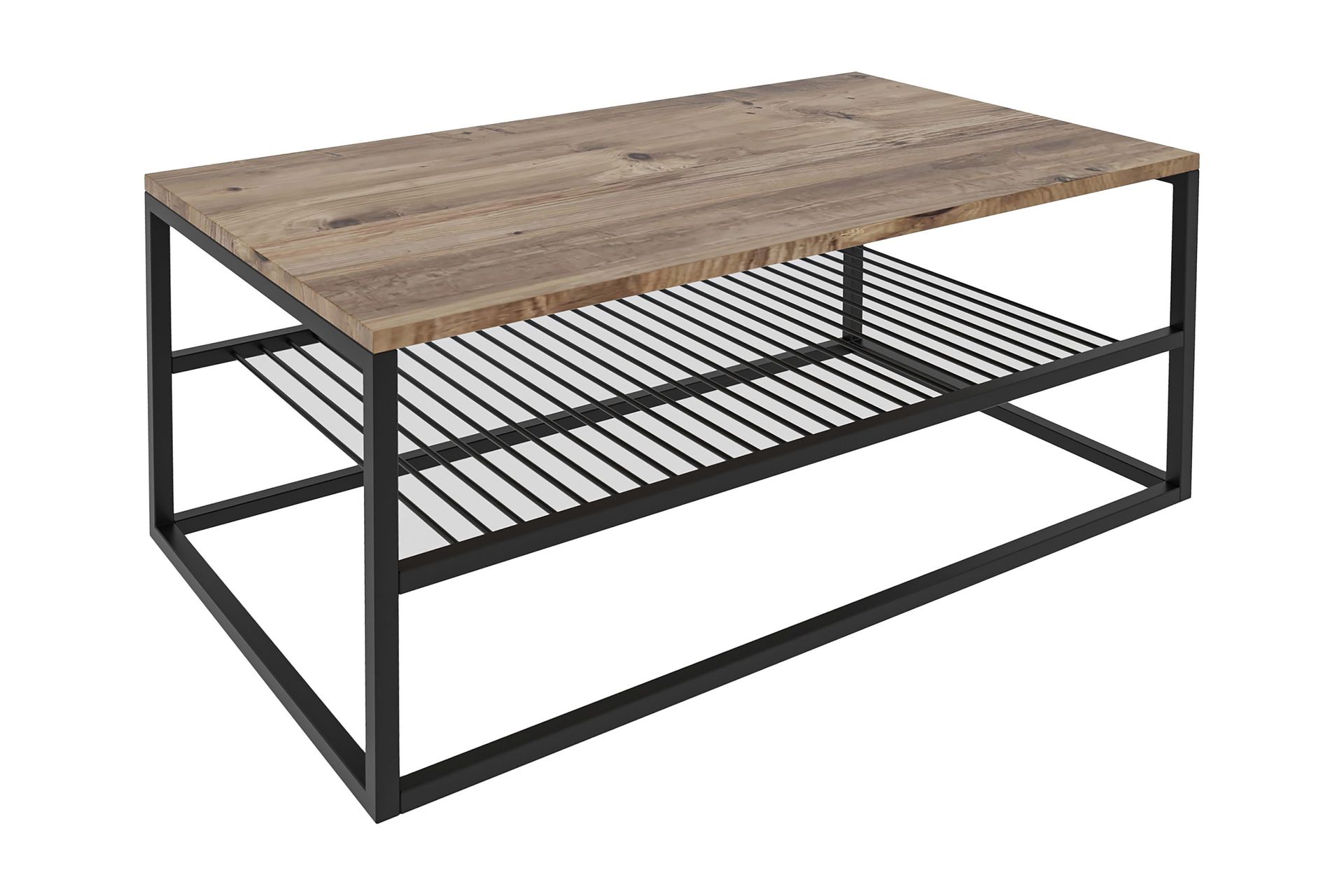 Soffbord Emlak Soffbord 95 cm Svart,Tr&auml;/Natur -