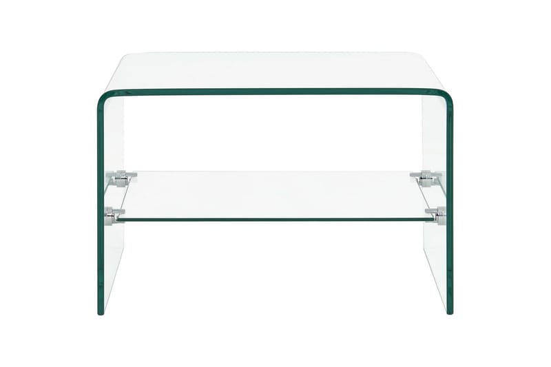 Soffbord genomskinlig 50x45x33 cm härdat glas - Möbler - Vardagsrum - Soffbord & vardagsrumsbord - Soffbord