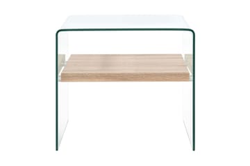 Soffbord genomskinlig 50x50x45 cm härdat glas - Möbler - Vardagsrum - Soffbord & vardagsrumsbord - Soffbord