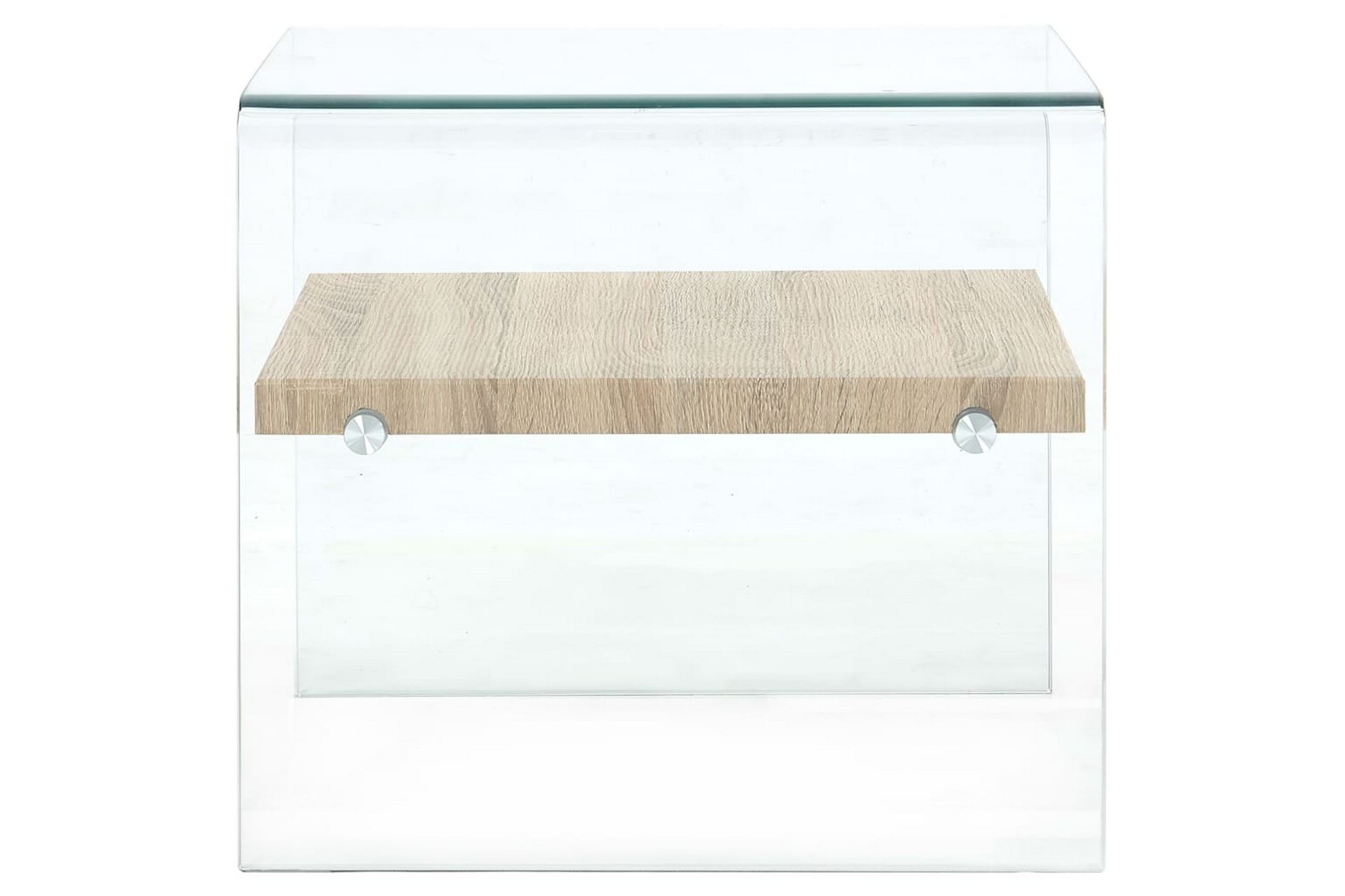 Soffbord genomskinlig 50x50x45 cm härdat glas - Möbler - Vardagsrum - Soffbord & vardagsrumsbord - Soffbord