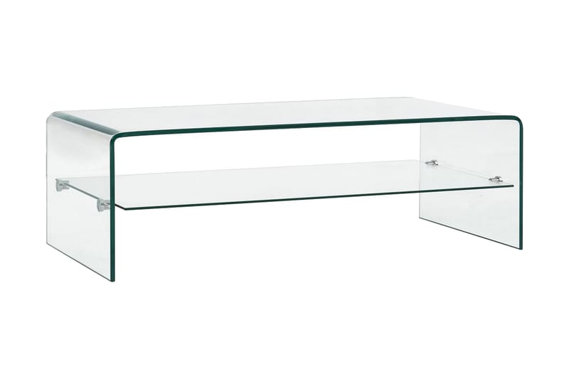 Soffbord genomskinlig 98x45x31 cm härdat glas - Transparent - Bord - Soffbord