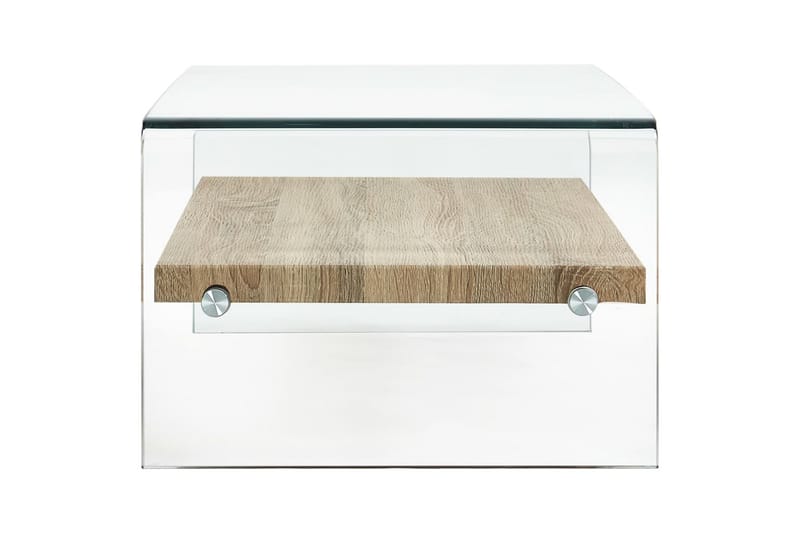 Soffbord genomskinlig 98x45x31 cm härdat glas - Möbler - Vardagsrum - Soffbord & vardagsrumsbord - Soffbord