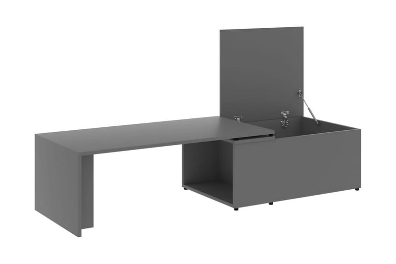 Soffbord grå 150x50x35 cm spånskiva - Grå - Soffbord - Bord