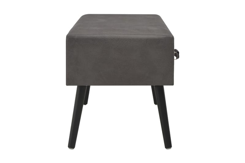 Soffbord grå 80x40x46 cm konstläder - Grå - Möbler - Vardagsrum - Soffbord & vardagsrumsbord - Soffbord