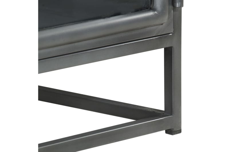 Soffbord grå 90x50x35 cm massivt akaciaträ - Grå - Möbler - Vardagsrum - Soffbord & vardagsrumsbord - Soffbord