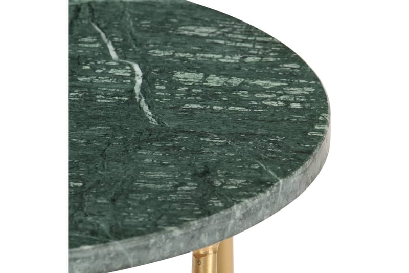 Soffbord grön 40x40x40 cm äkta sten med marmorstruktur - Grön - Marmorbord - Soffbord - Bord
